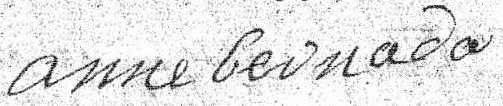 Signature Anne Bernada